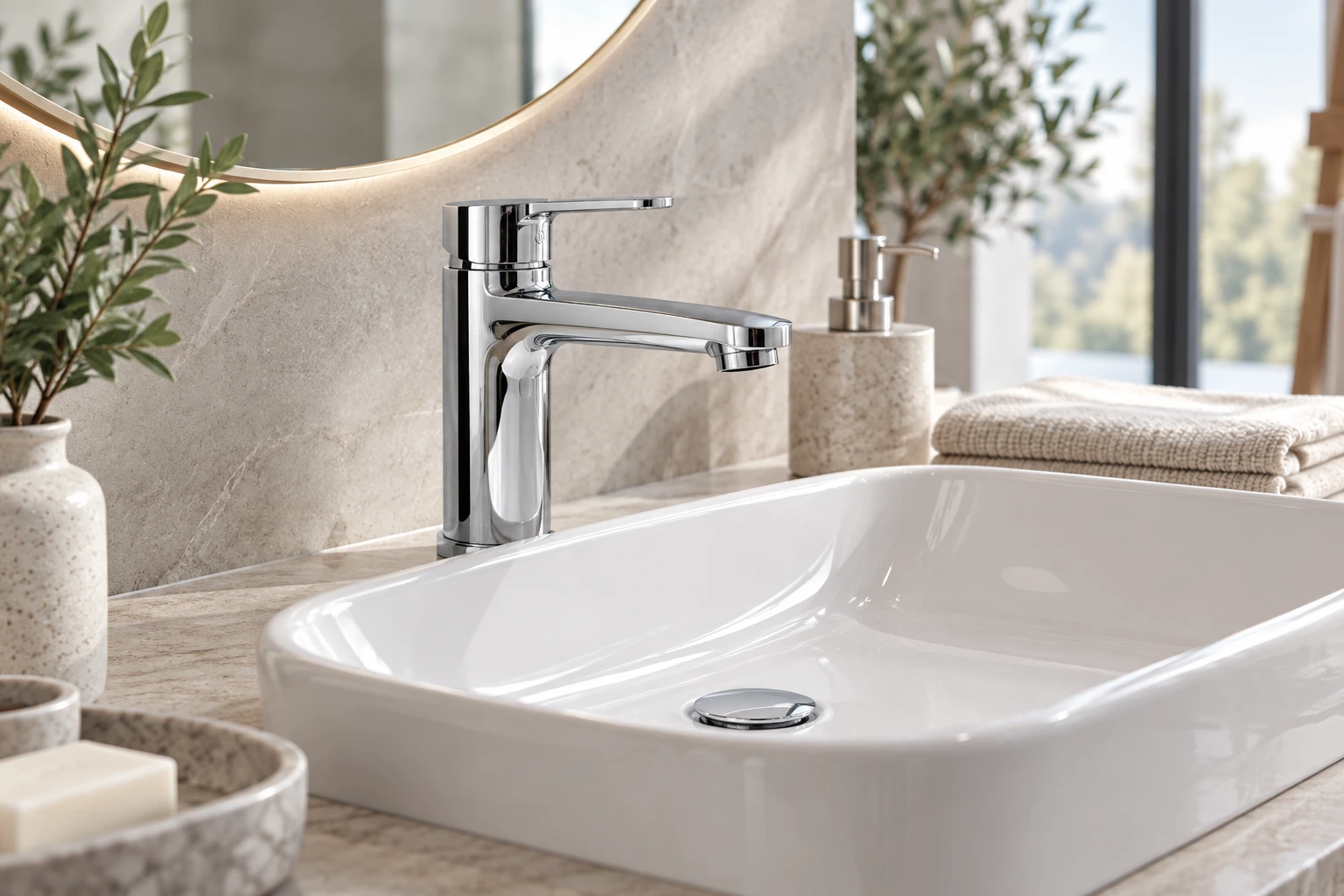 Как выбрать смеситель Grohe для раковины: размеры, монтаж и функции
