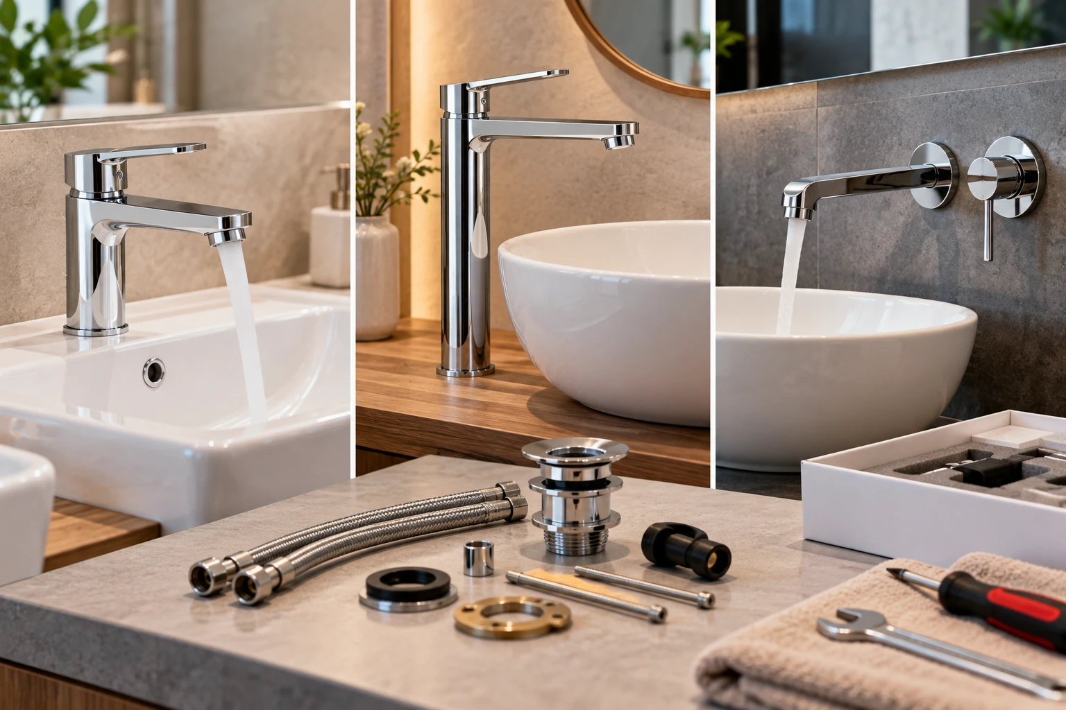 Как выбрать смеситель Grohe для раковины: размеры, монтаж и функции