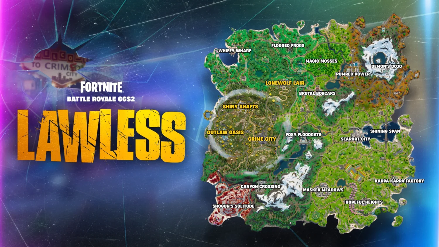 Что за чудеса в новом сезоне Fortnite: ограбление и гигантский огурец в Lawless
