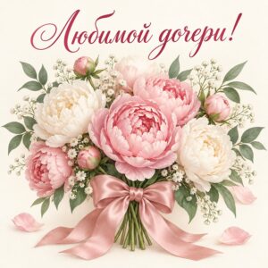 Любимой дочери!