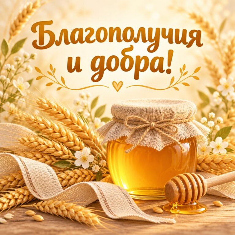 Благополучия и добра!