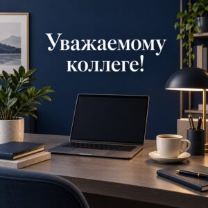 Уважаемому коллеге!