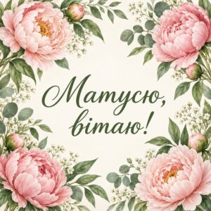 Матусю, вітаю!