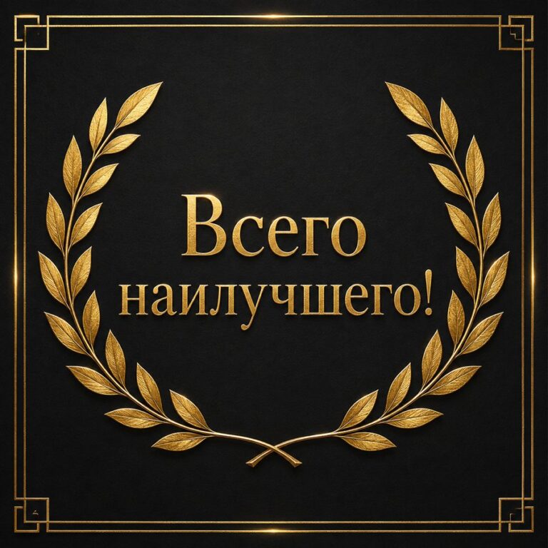 Всего наилучшего!