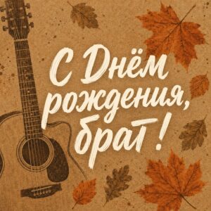 С Днём рождения, брат!
