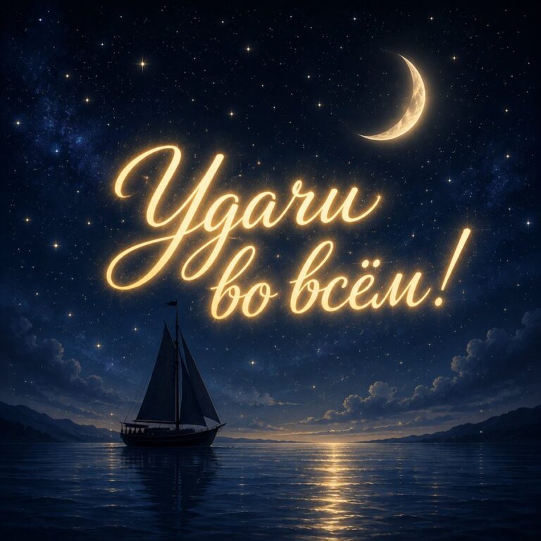 Удачи во всём!