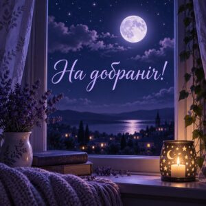 На добраніч!