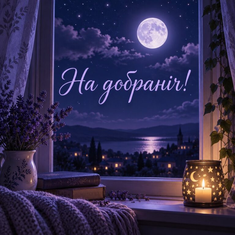 На добраніч!