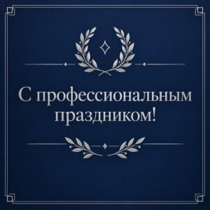 С профессиональным праздником!