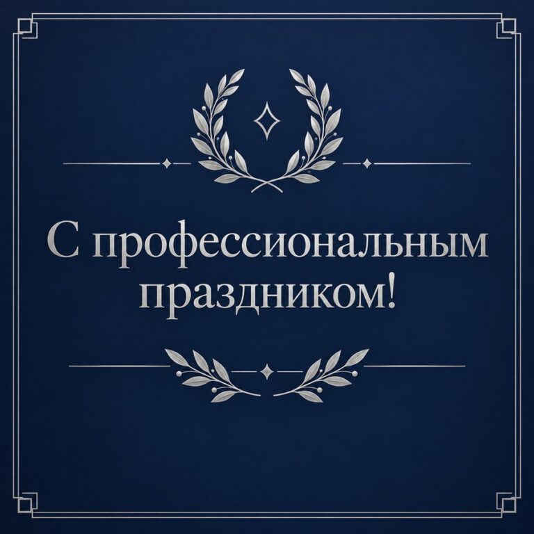 С профессиональным праздником!