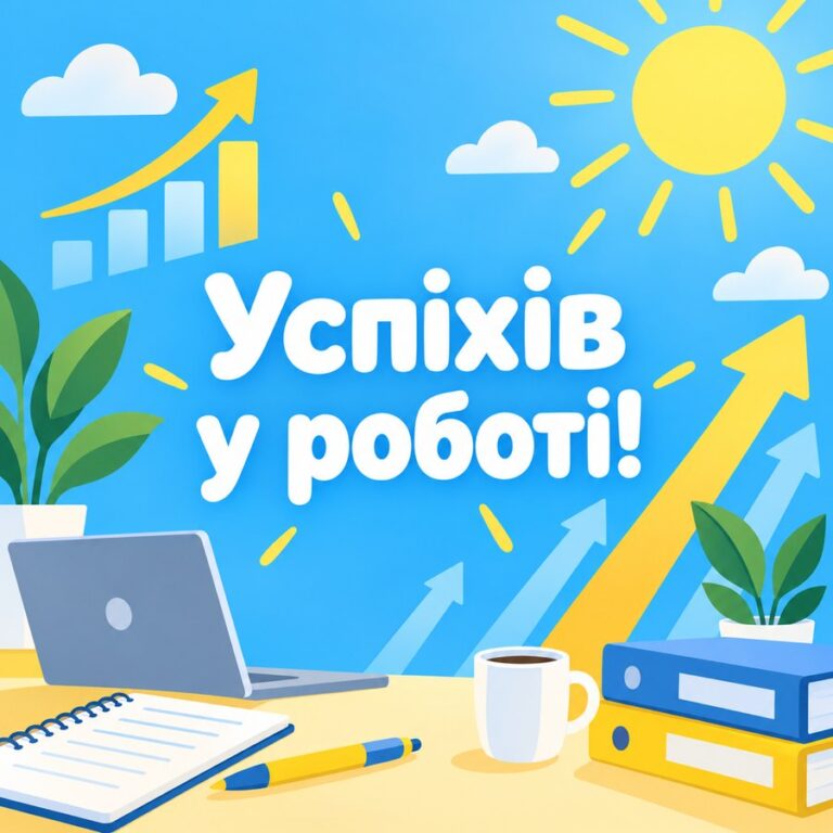 Успіхів у роботі!