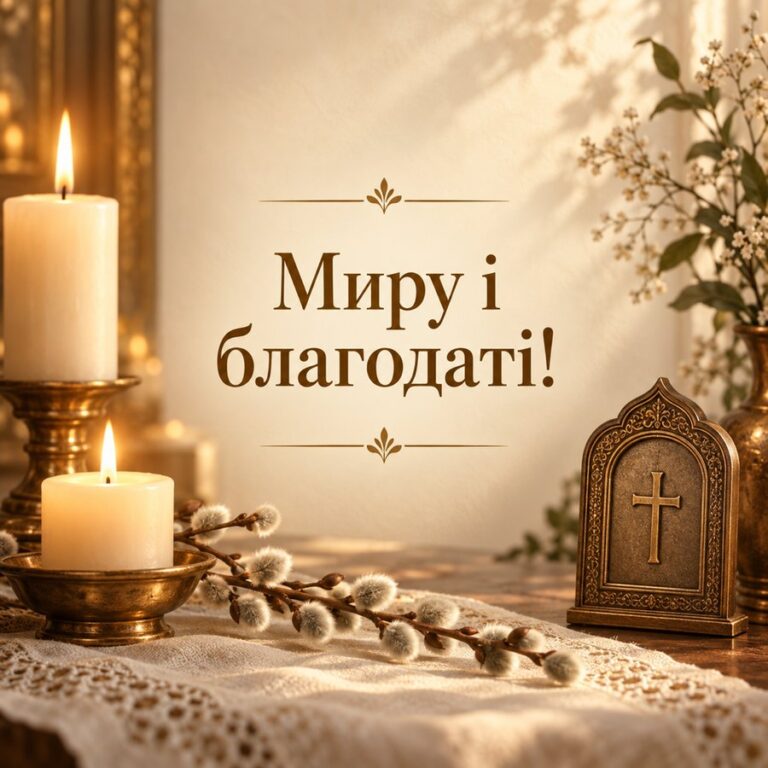 Миру і благодаті!