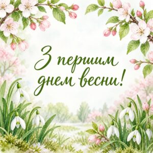З першим днем весни!