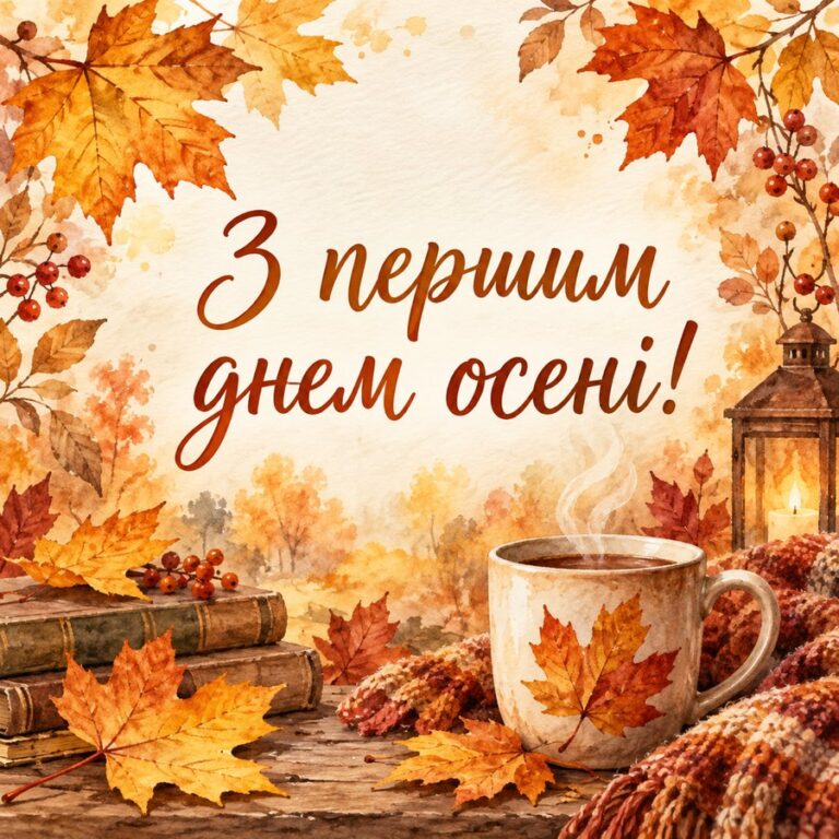 З першим днем осені!
