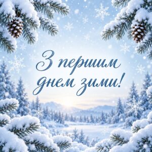 З першим днем зими!