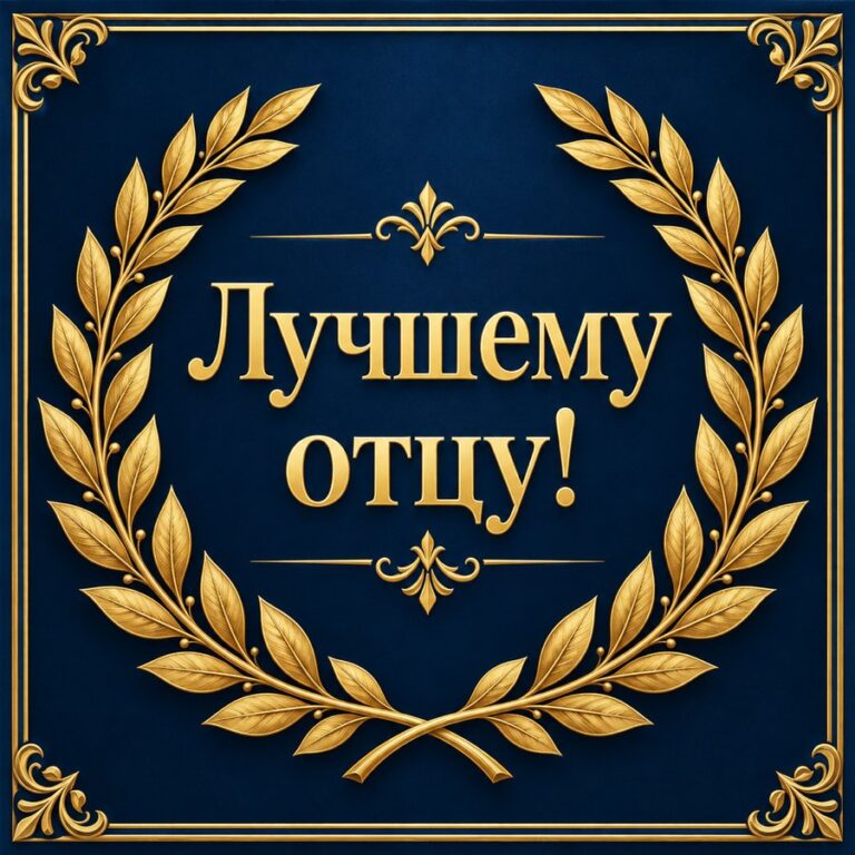 Лучшему отцу!