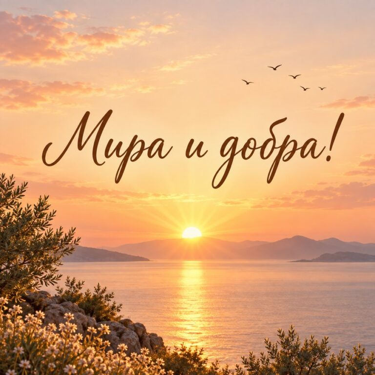 Мира и добра!