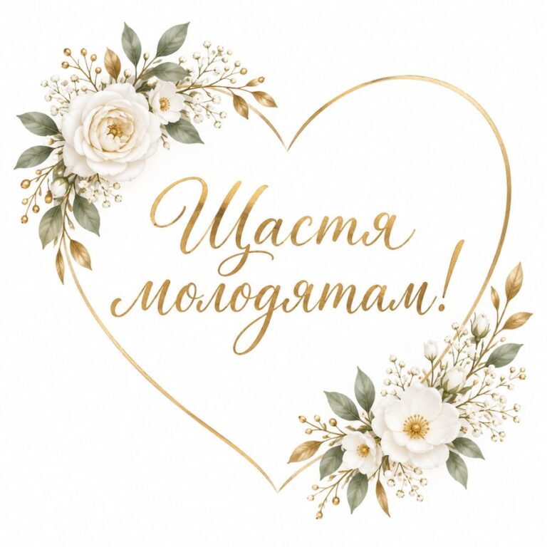 Щастя молодятам!