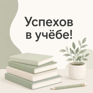 Успехов в учёбе!