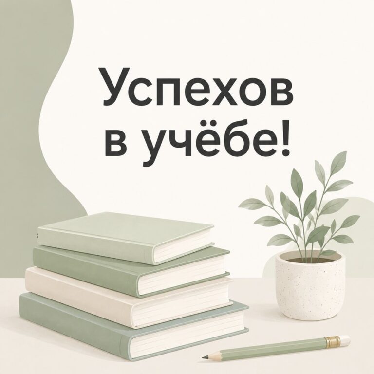 Успехов в учёбе!