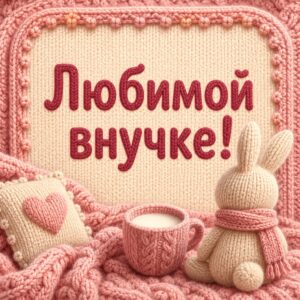 Любимой внучке!