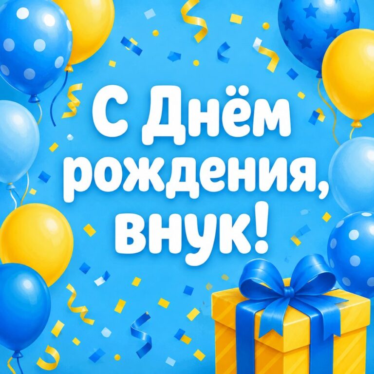 С Днём рождения, внук!