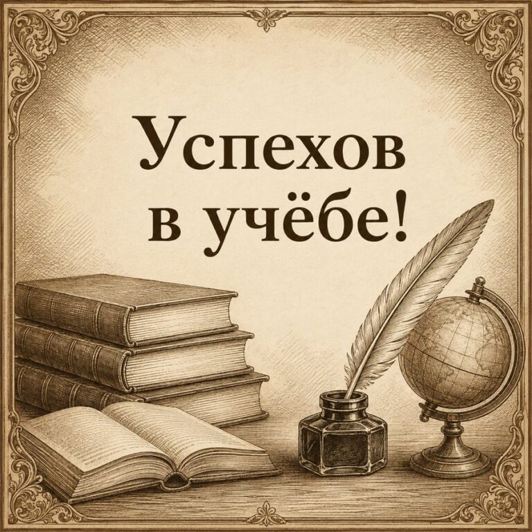 Успехов в учёбе!