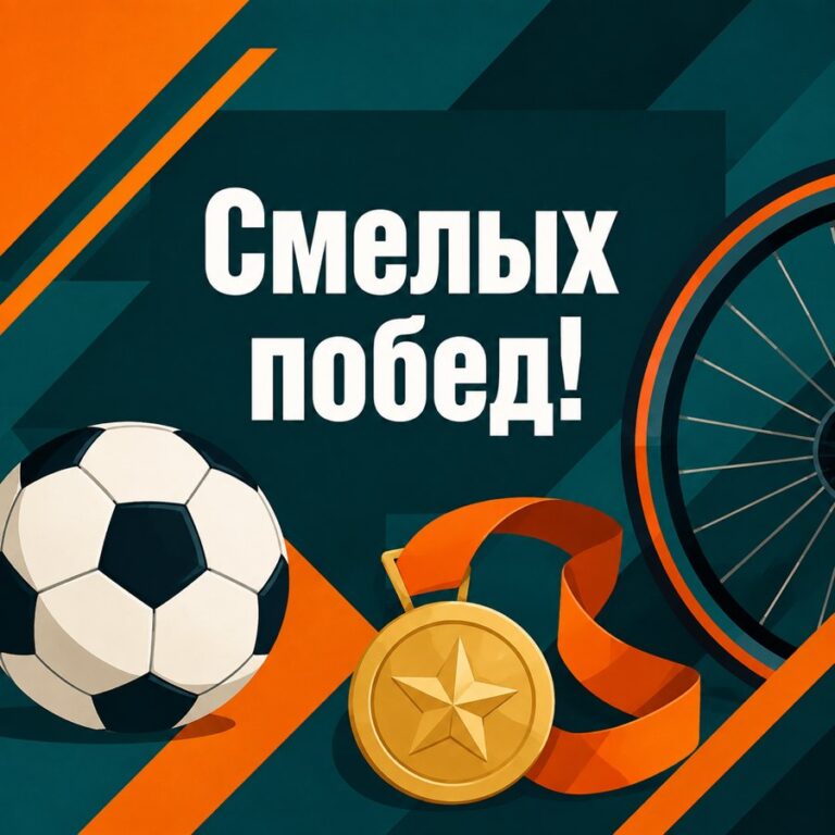 Смелых побед!