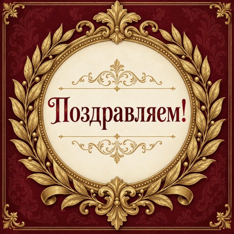Поздравляем!