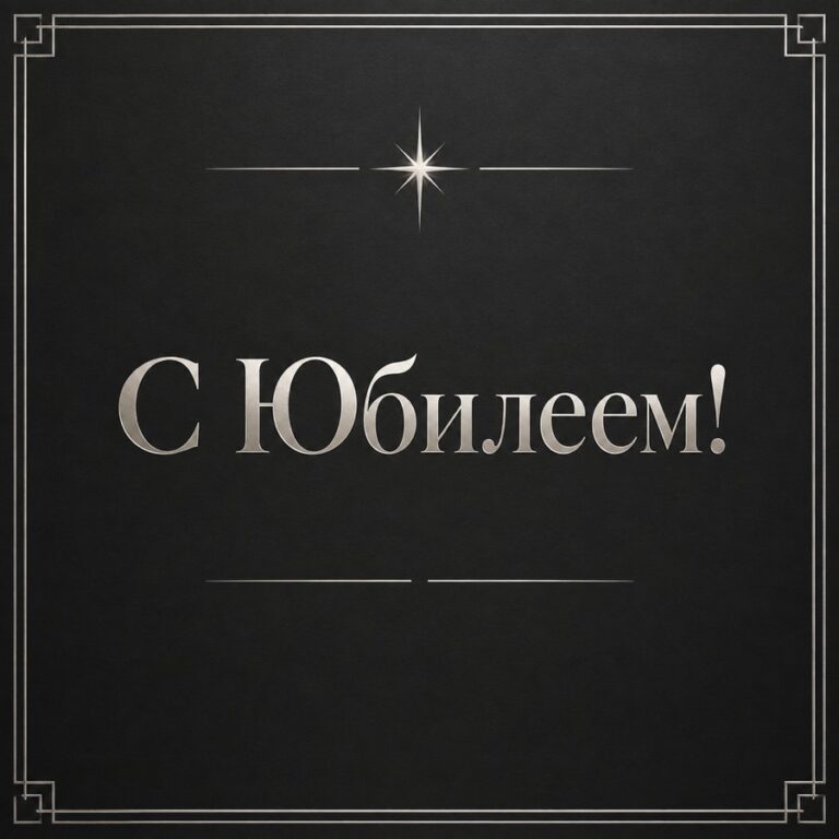 С Юбилеем!