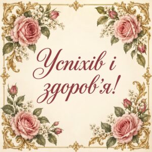 Успіхів і здоровʼя!