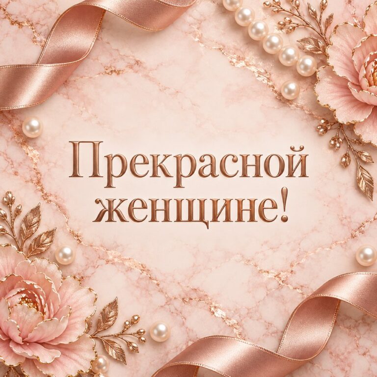 Прекрасной женщине!