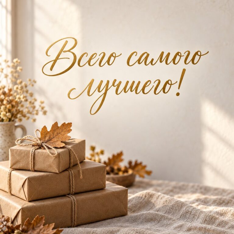 С днем рождения мужчине своими словами - открытка «Всего самого лучшего!»