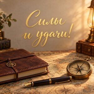 С днем рождения мужчине своими словами - открытка «Силы и удачи!»