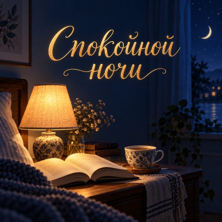 Спокойной ночи - открытка «Спокойной ночи» Спокойной ночи - открытка «Спокойной ночи»